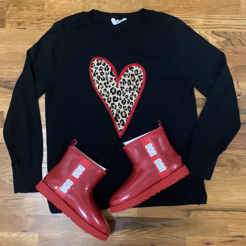 UGG Authentic Classic Clear Mini Waterproof Boots in RED ❤️ NEW size 9 - Picture 3 of 16
